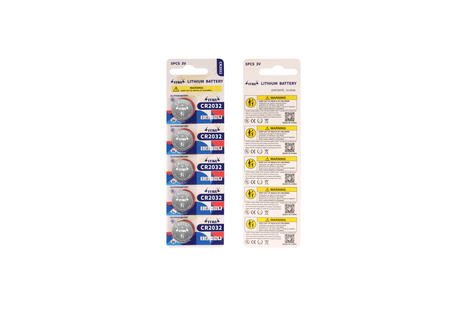 High Capacity CR2032 250mAh Button Cell for Car Key And Home Appliance